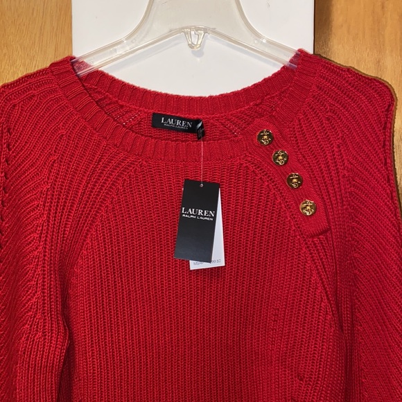 ❤️ NWT Ralph Lauren Ribbed Crewneck Sweater - Picture 6 of 6